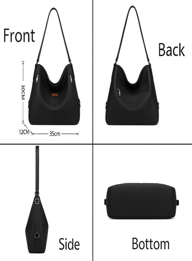 FUOCO women handbags | Women’s Premium Vegan Leather Sling Backpack | Convertible Mini Daypack | Water-Resistant Bag for Travel & Work - Image 5